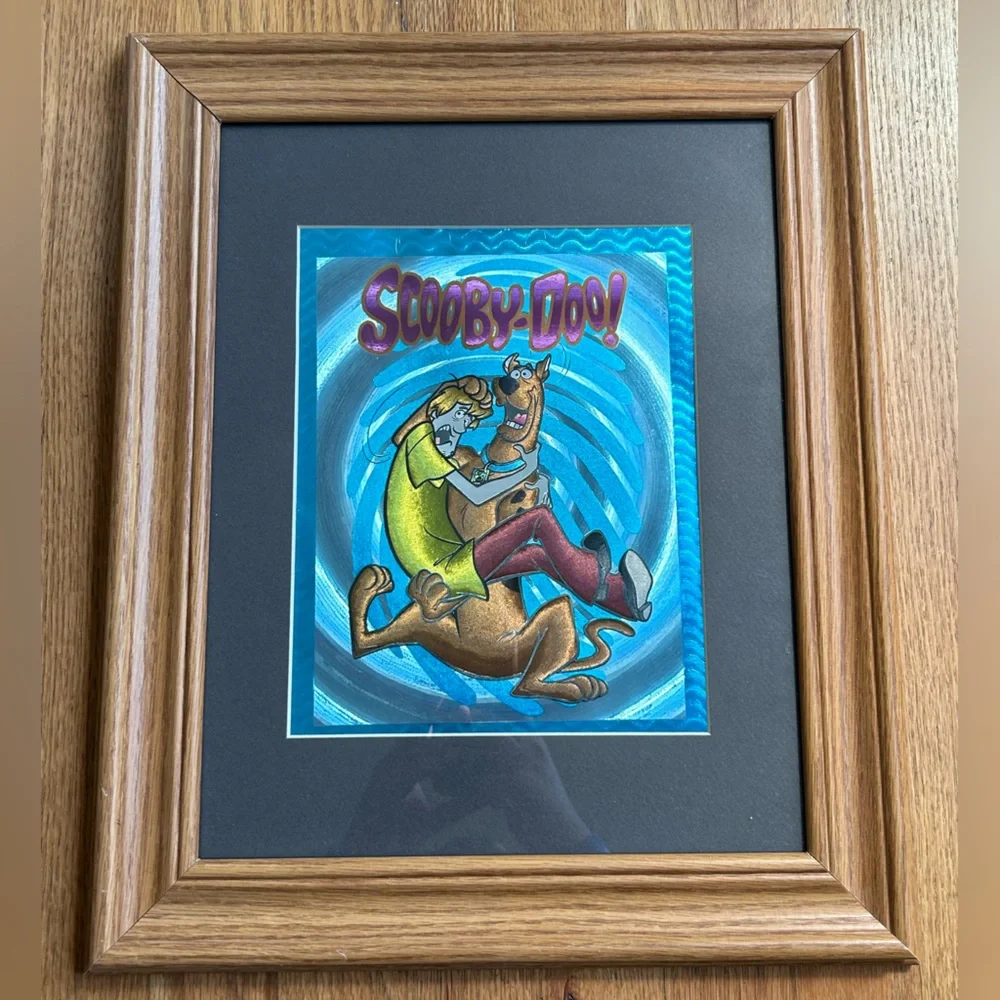 Framed Scooby Doo art- Excellent Condition